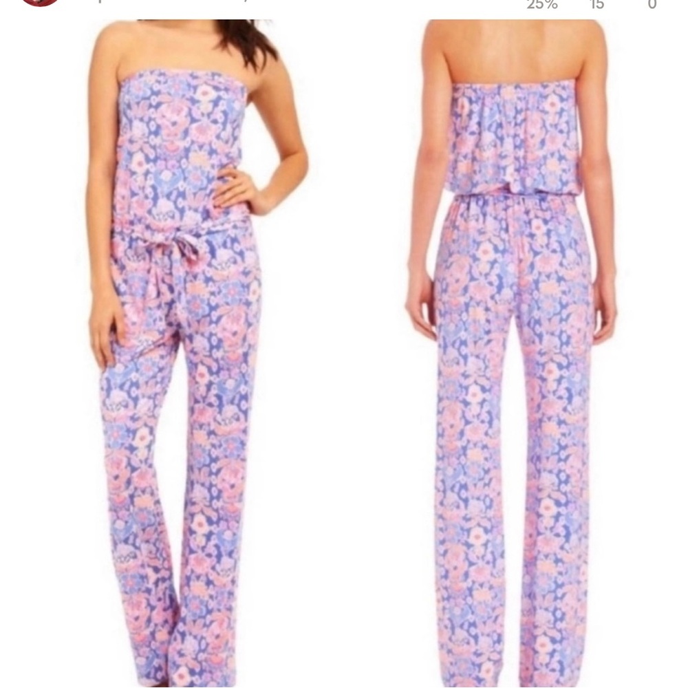 Lilly Pulitzer Strapless Jumpsuit